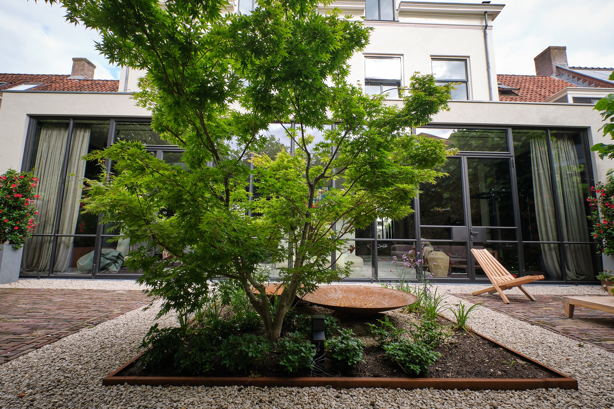 Groene oase midden in de stad